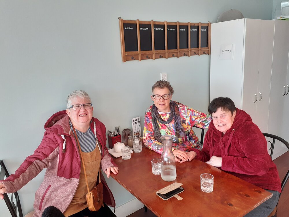 Denise with Lyn and her support coordinator 2019