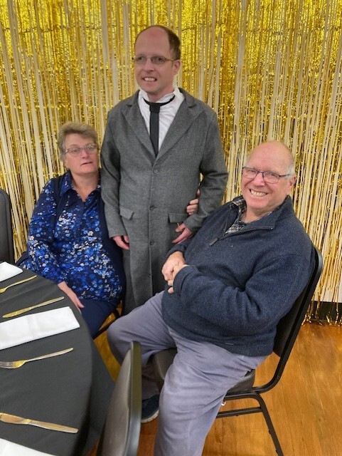 Nathan Beaven at Hohepa Canterbury's Families Weekend 24 dine and dance 1920s with parents 