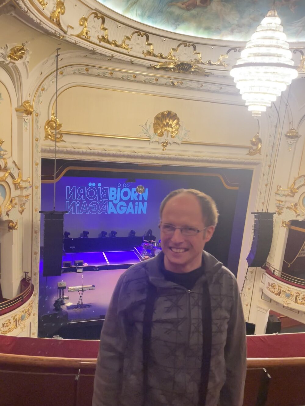 Nathan Beaven at Bjorn Again aug 24 isaac theatre royal