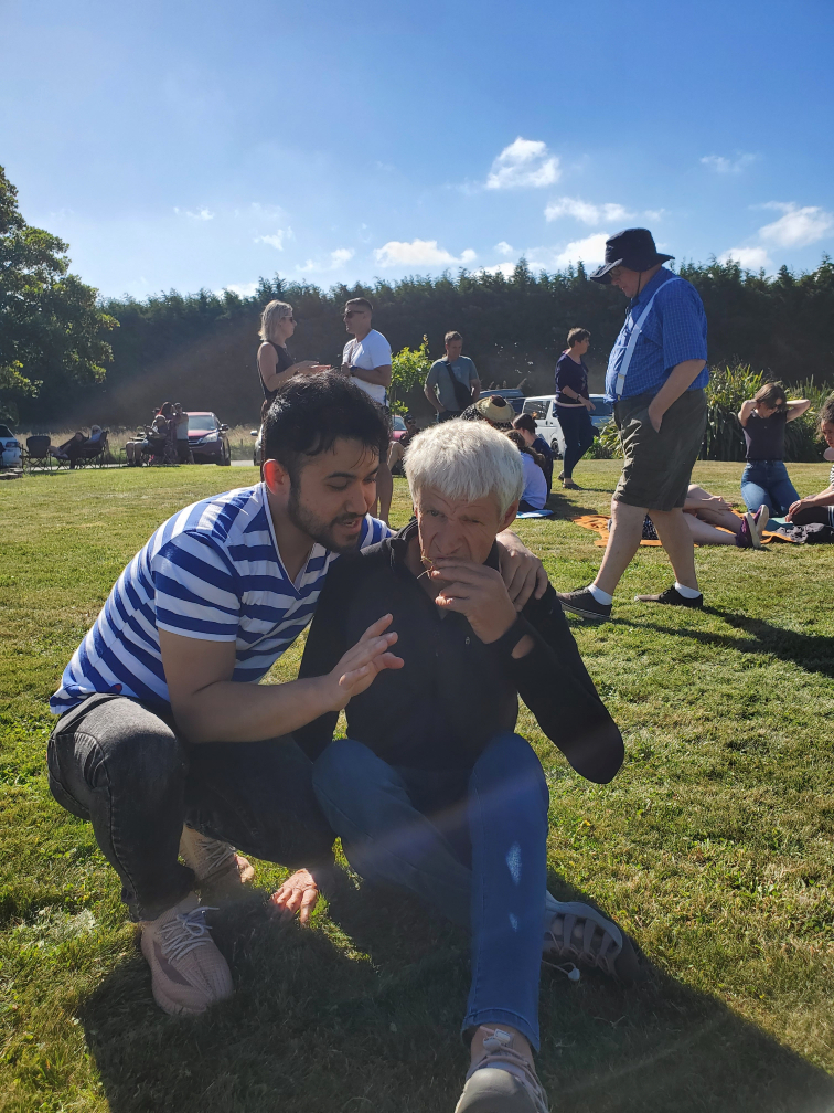 Josh Smith at the Hōhepa Hangi 2025