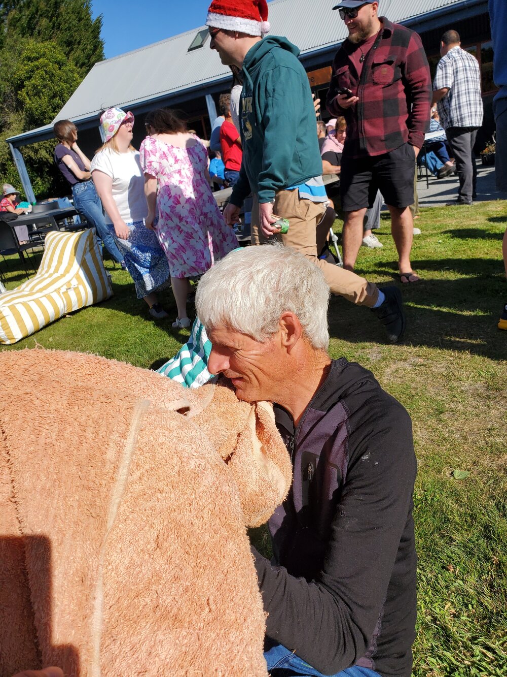 Josh Smith at the Hōhepa Hangi 2025