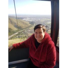 Denise on gondola 2019