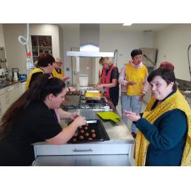 Denise said she was making chocolate balls 2019