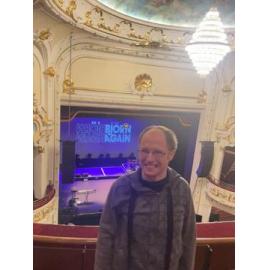 Nathan Beaven at Bjorn Again aug 24 isaac theatre royal