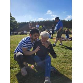 Josh Smith at the Hōhepa Hangi 2025