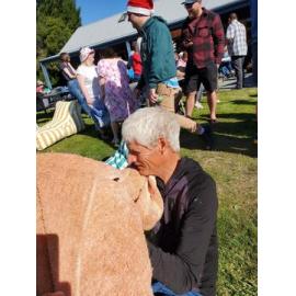 Josh Smith at the Hōhepa Hangi 2025