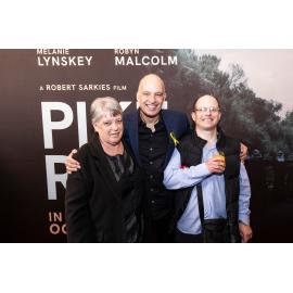 Nathan Beaven on the red carpet at the Pike River movie premiere